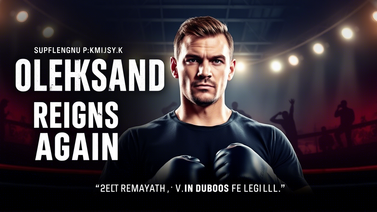 Oleksandr Usyk Reigns Supreme Again A News Story on the Rematch vs Dubois and Boxing Legacy